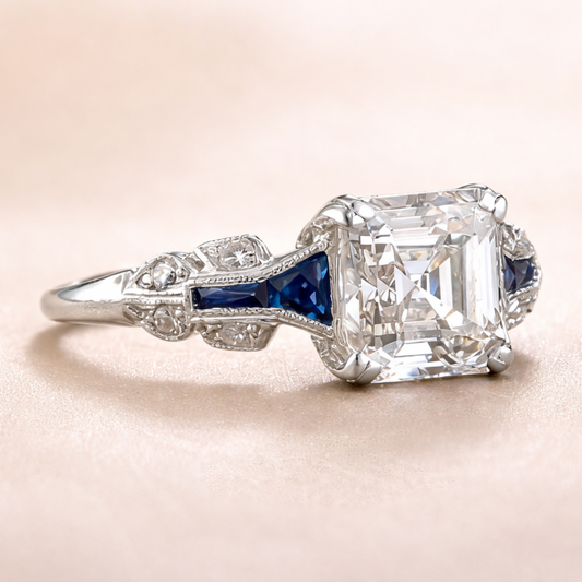 Vintage Royal Blue Heirloom Ring