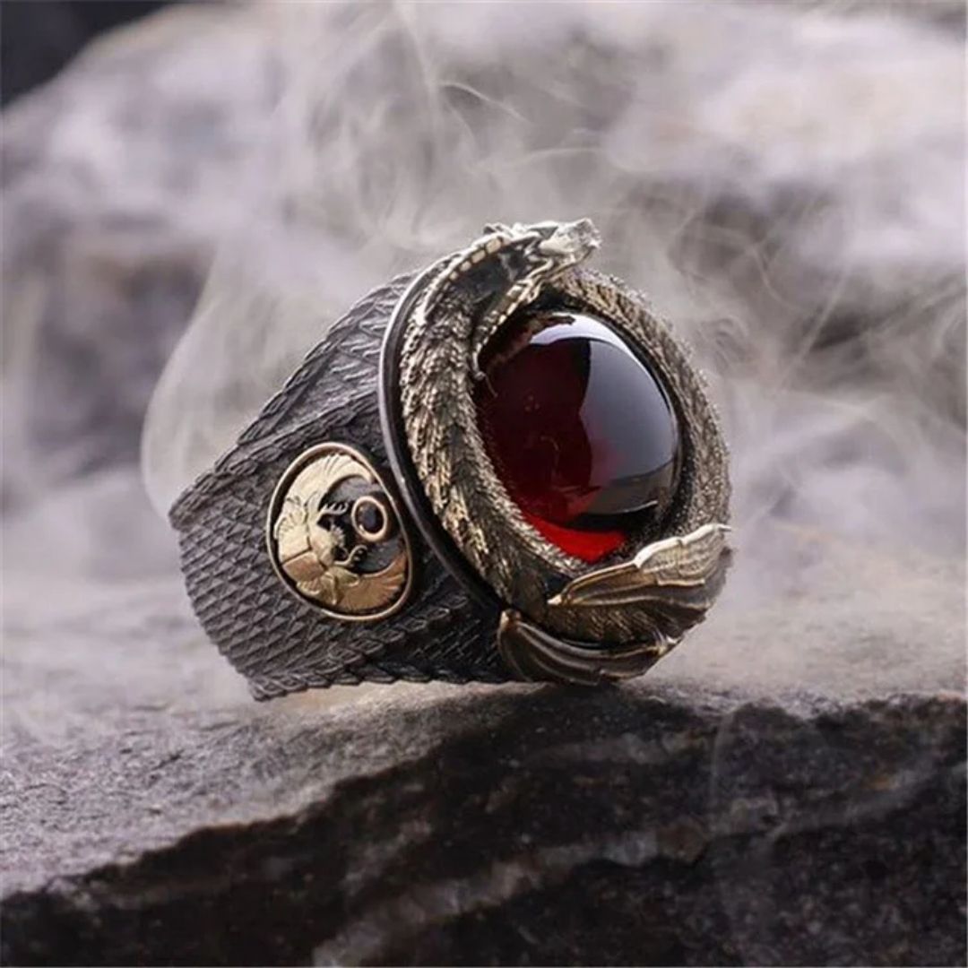 Crimson Knight Signet Ring – Mae & Rose Jewels
