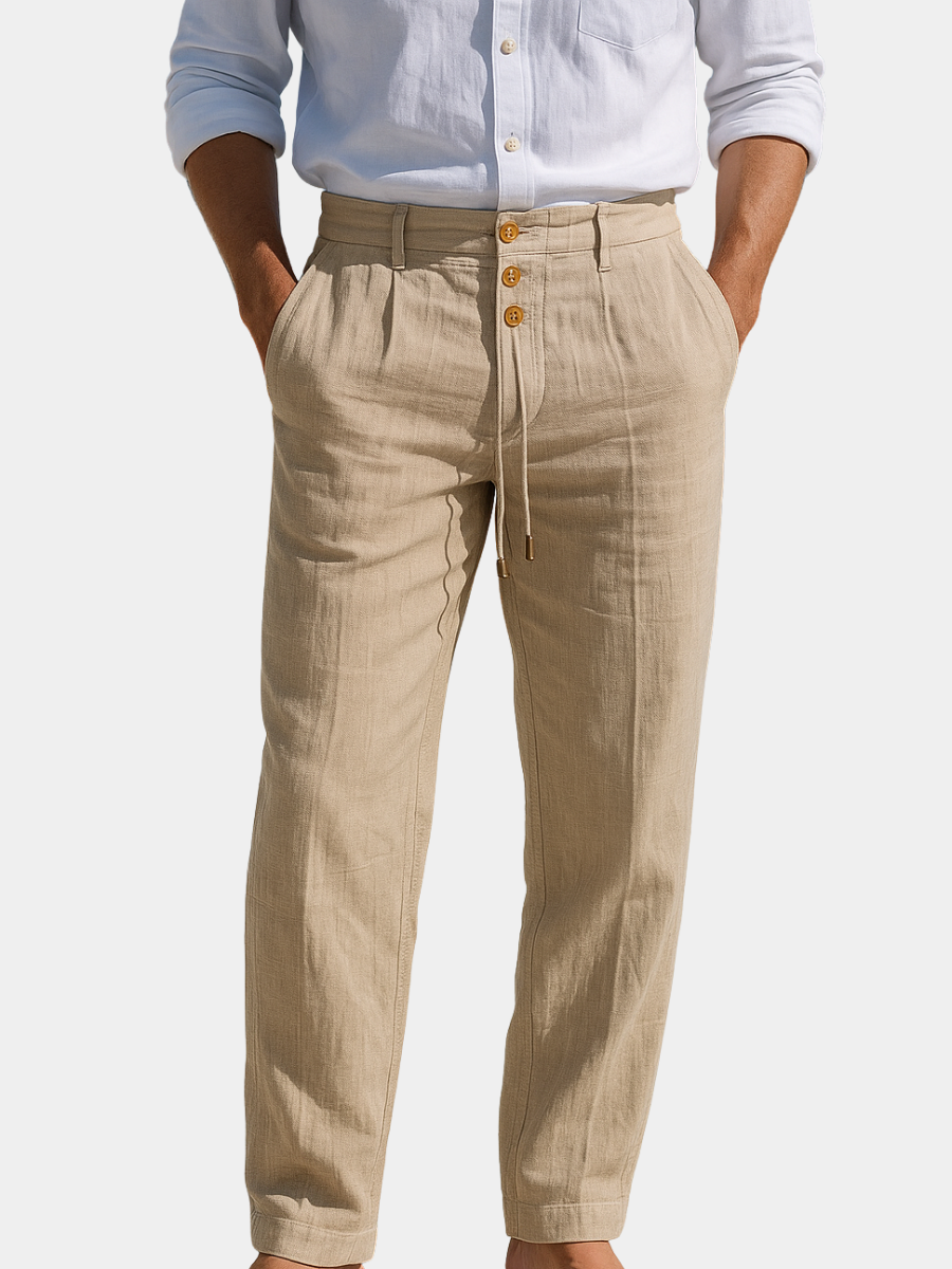 Arthur | Light Linen Trousers