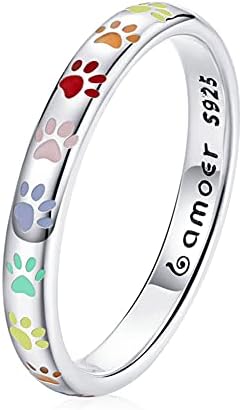 Paw Print Ring made of S925 Sterling Silver