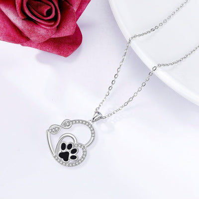 Infinite Love Paw Necklace - Forever Connected