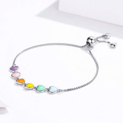 Sterling Silver Dog Paw Print Bracelet – Adjustable Bracelet