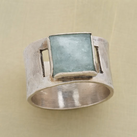 Vintage Green Moonstone Ring