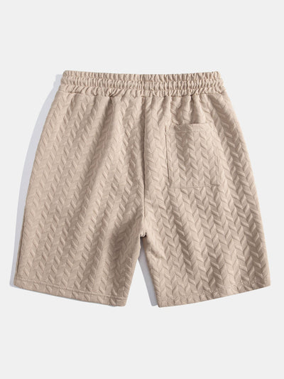 Geometric Jacquard Shorts