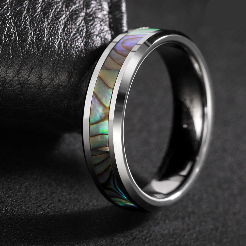 Iridescent Shell Inlay Ring – Mae & Rose Jewels