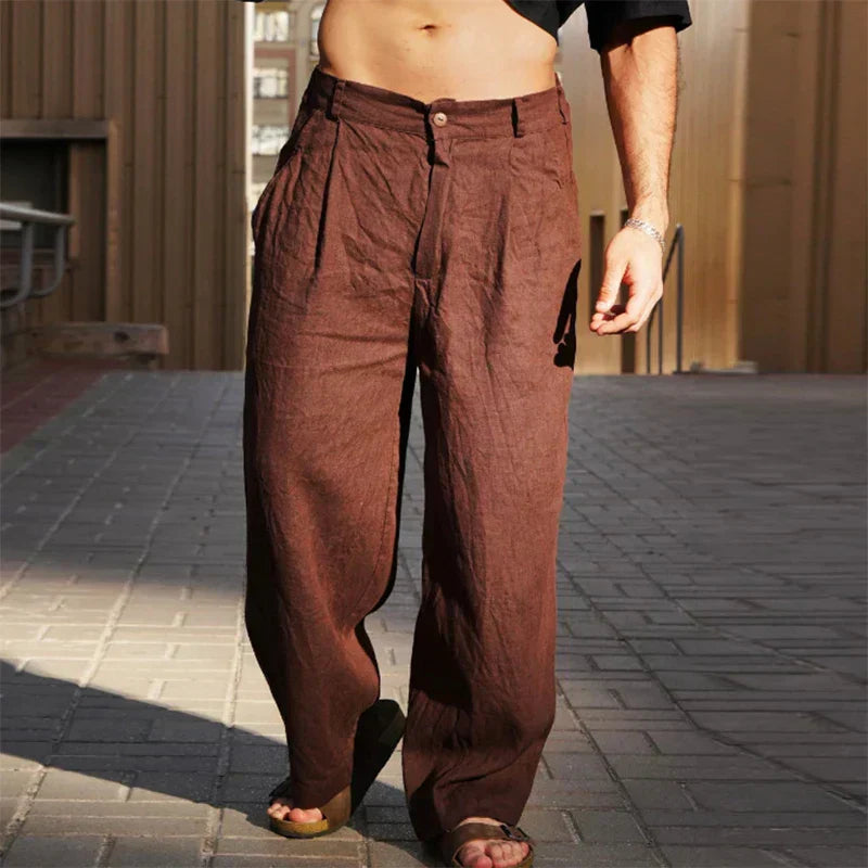 Thomas | Relaxed Linen Trousers