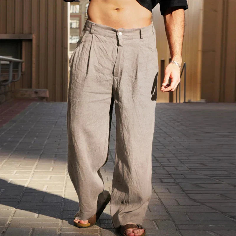 Thomas | Relaxed Linen Trousers