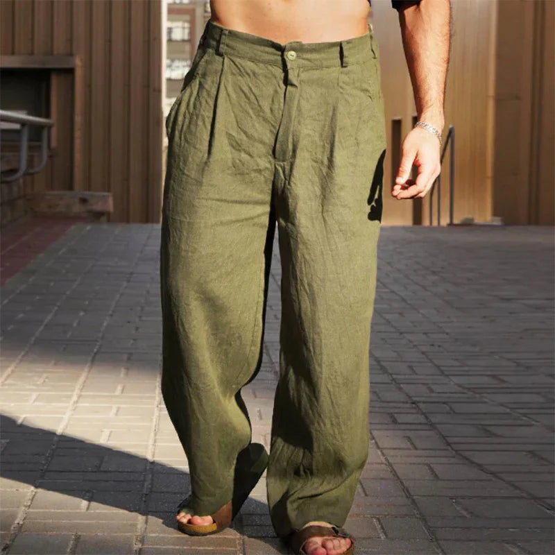 Thomas | Relaxed Linen Trousers
