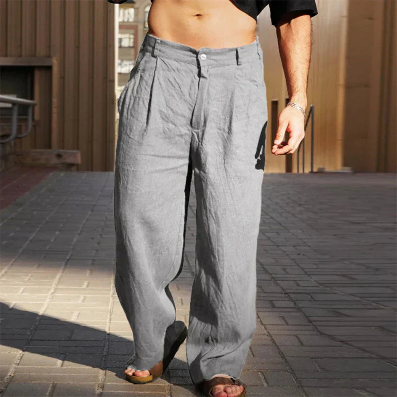 Thomas | Relaxed Linen Trousers