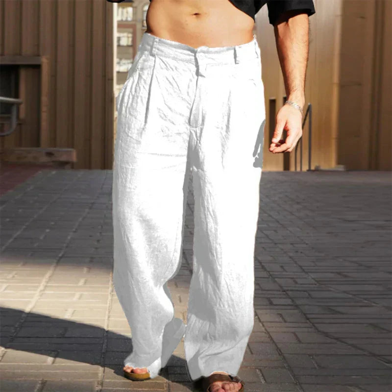 Thomas | Relaxed Linen Trousers