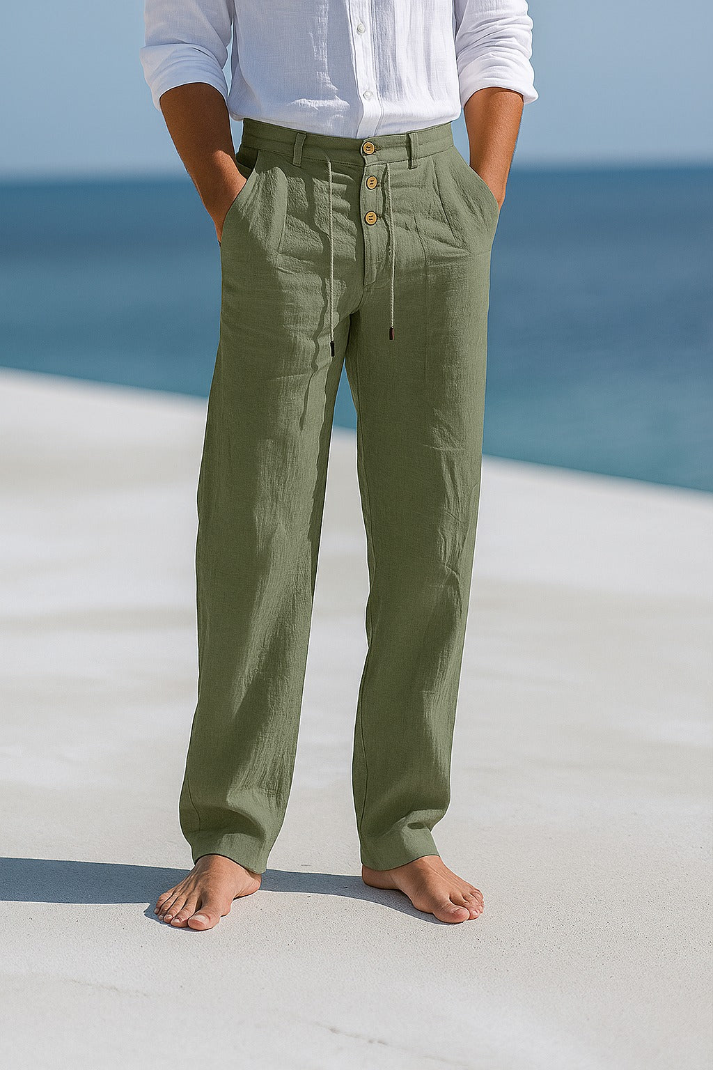 Arthur | Light Linen Trousers