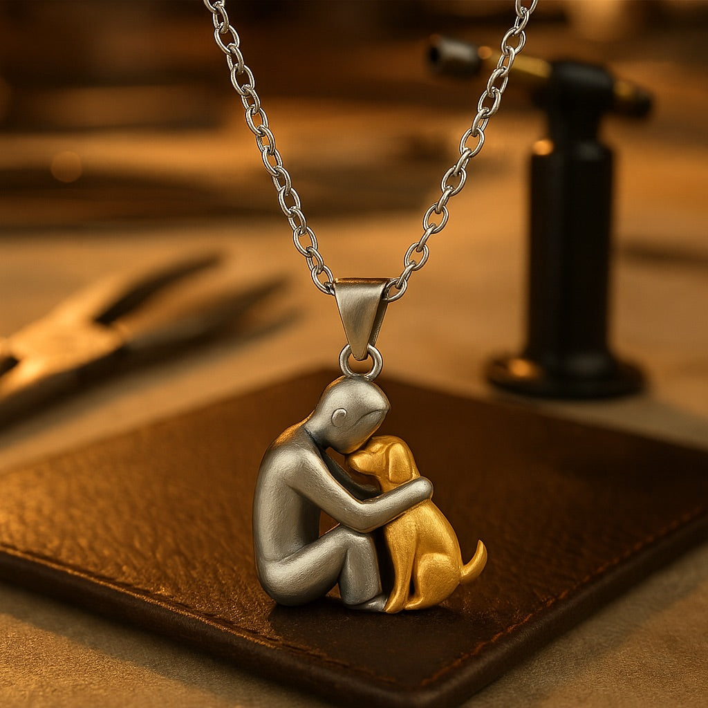 Hug Pendant Necklace with Bonus Earrings – Limited Time Offer