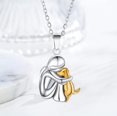 Lucky Necklace with Dog Motif