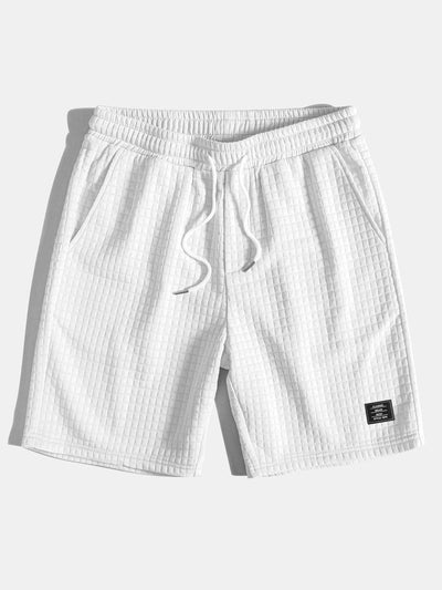 Waffle Drawstring Shorts