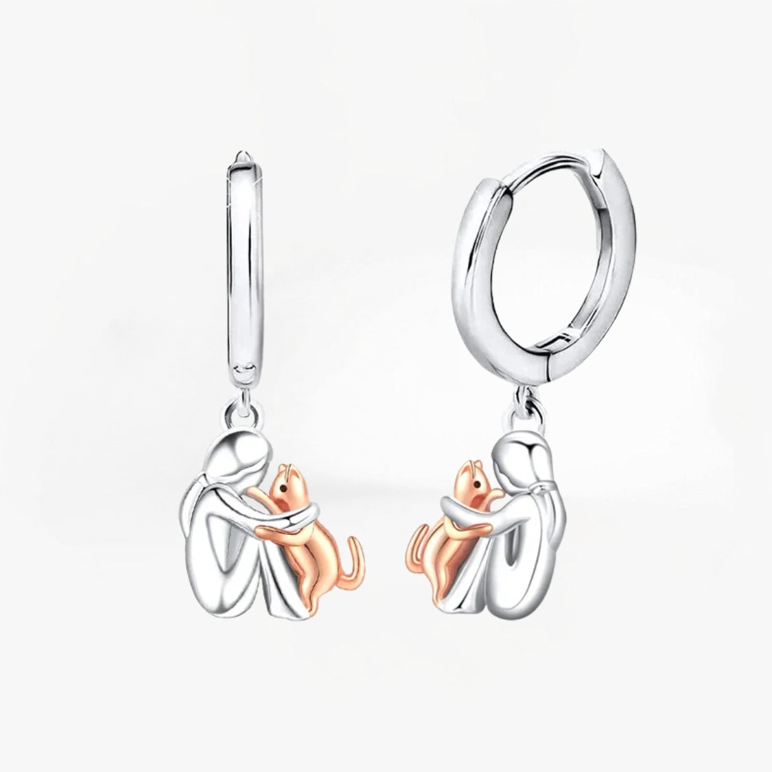Mae & Rose | Cat Embrace Earring (Round Closure)