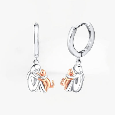Mae & Rose | Cat Embrace Earring (Round Closure)
